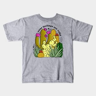 Valid Feelings Cactus Green Desert Prick Kids T-Shirt